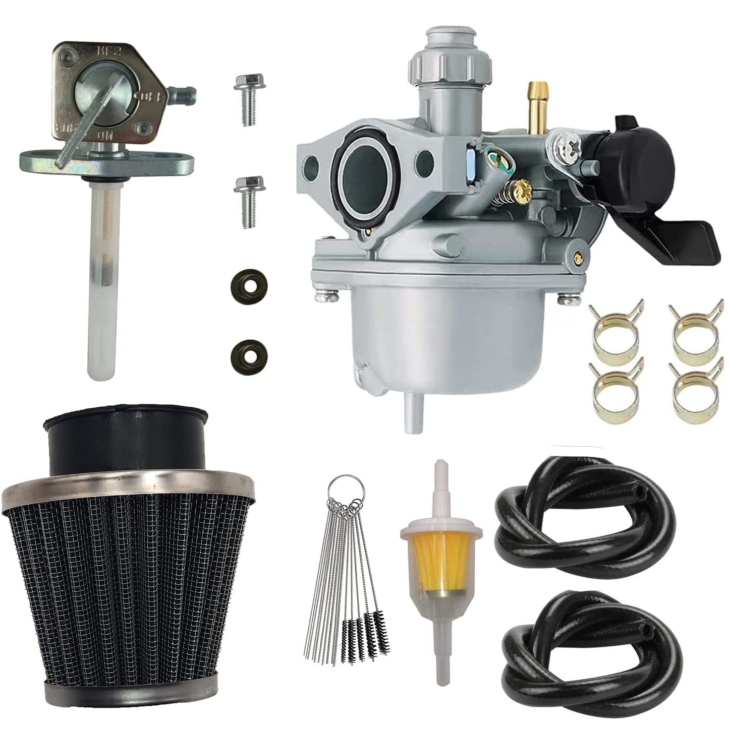 Photo 1 of Cylinman XR70 CRF70 Carburetor Fit for Honda XR70R 1997-2005 CRF70 XR70 2004-2012 CRF70F 16100-GCF-672 with 35mm Air Filter