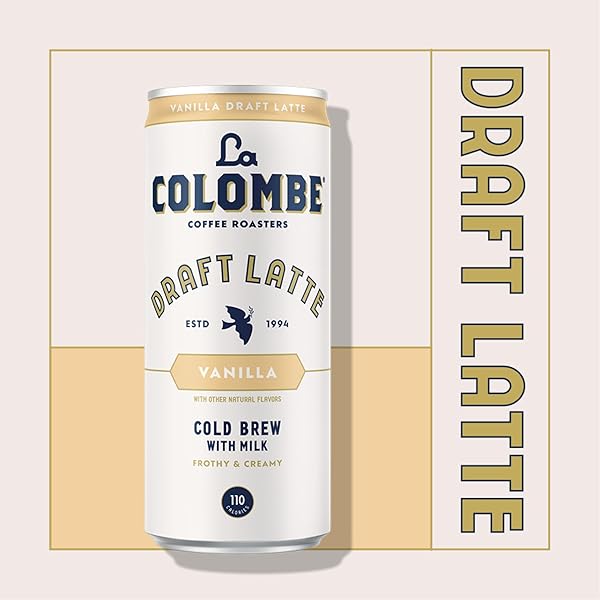 LA COLOMBE, LATTE DRAFT VANILLA, 9 FL OZ, 4 PACK