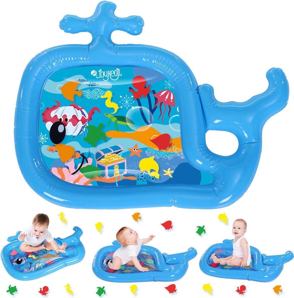 Jouet Bebe Joyspace Tapis D Eau Gonflable Pour Bebe Tapis De Jeux 75x60cm Coussin Gonflable Rempli Deau Tummy Time Centre De Jeux Dactivite Aider Stimuler La Croissance Et Le Developpement Bebe Et Puericulture