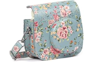 WOGOZAN Protective Case Bag for Fujifilm Instax Mini 9 Mini 8+ Mini 8 Instant Film Camera - Mini Camera Case Leather Bag Cove