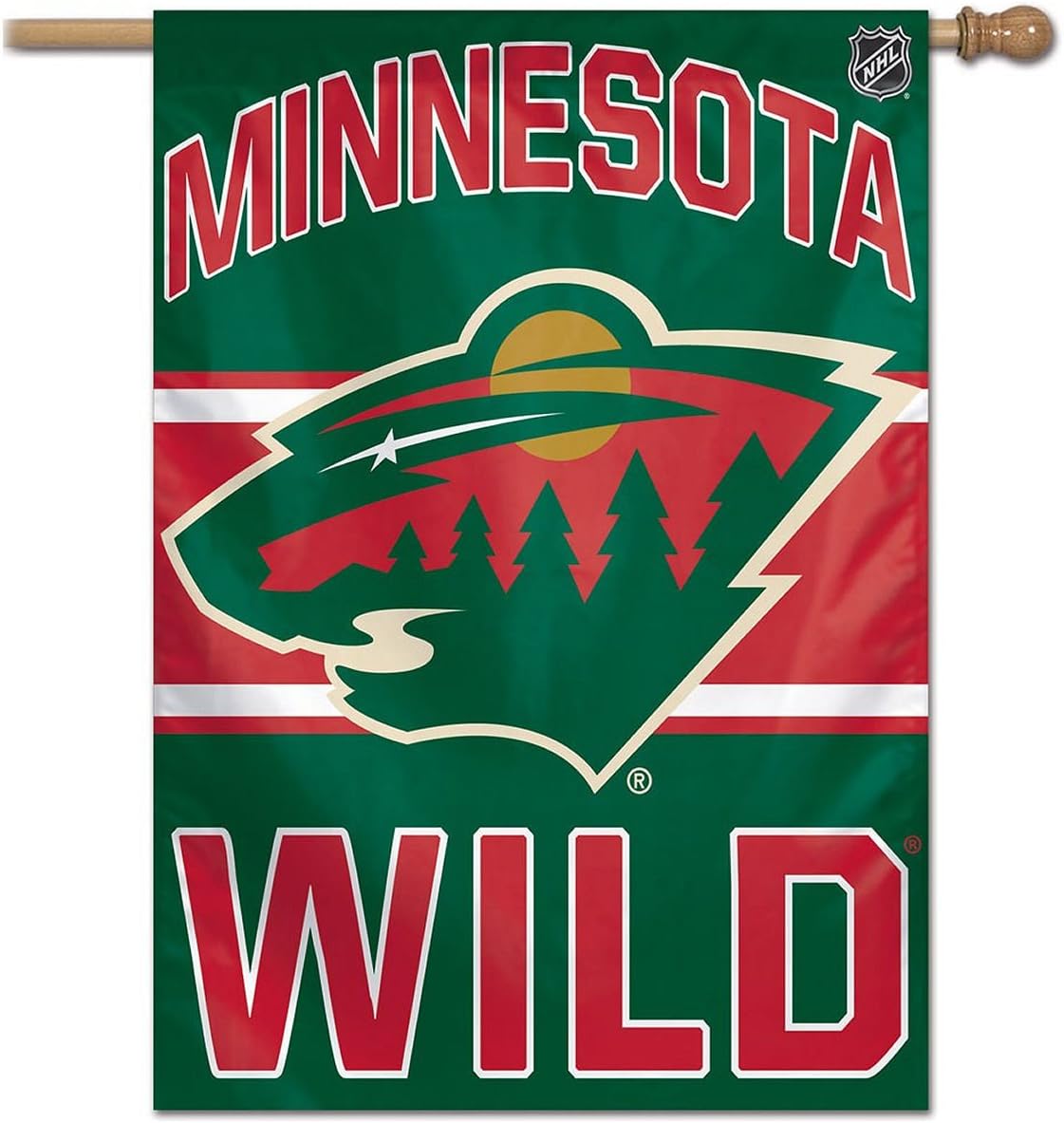 Amazon.com : Minnesota Wild Banner House Flag : Sports & Outdoors