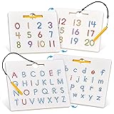 GAMENOTE Double Sided Magnetic Letter & Number