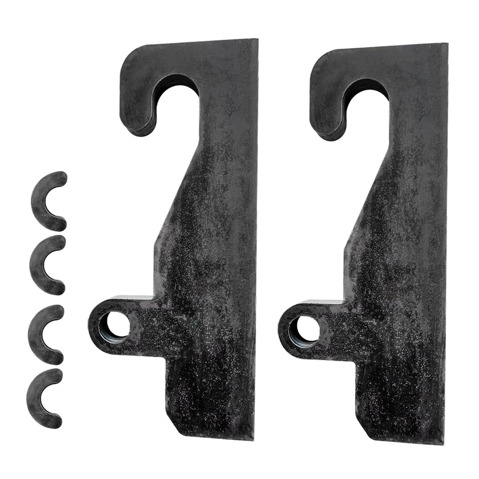 Photo 1 of Blank Quick Attach Compatible with JRB 416 Loader Mounts + 4 Wear Ears for Top Hook