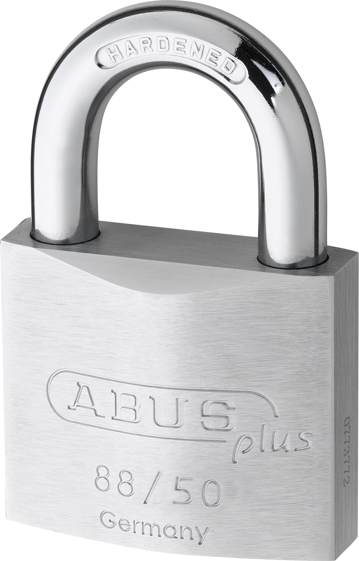 ABUS padlock 8850C 88/50 - High security brass padlock with hardened special steel shackle and Nano Protect coating for high corrosion protection - 2 keys included - 50 mm width