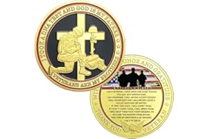 E-COIN Military Veterans Creed Challenge Coin Thank You for Your Service
