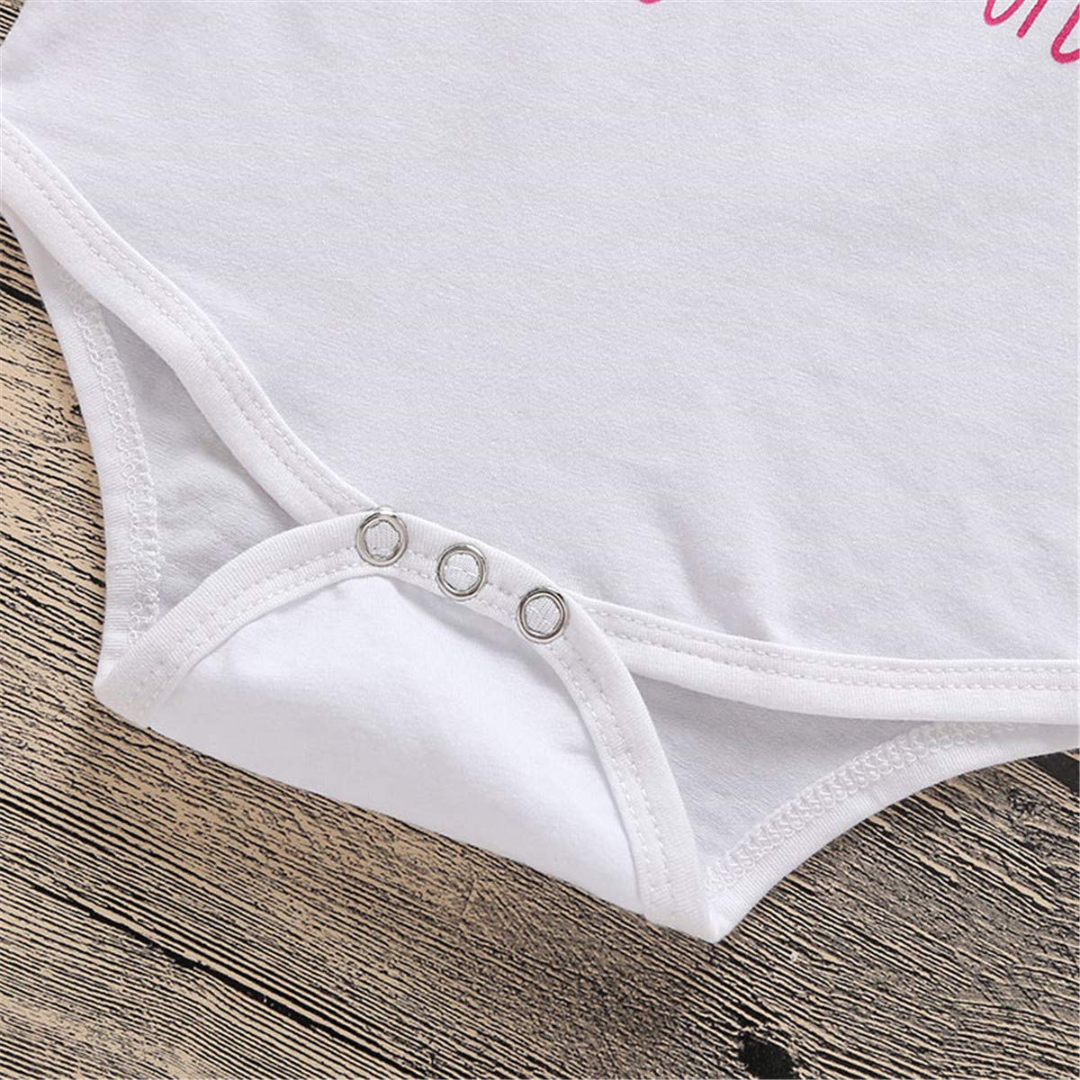 4 pcs Baby Girls Newborn Infant Toddler Clothes 6-12 Months Arrow Heart Pants