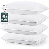 Utopia Bedding Bed Pillows for Sleeping (White), King Size, Set of 4, Hotel Pillow, Cooling Pillows for Side, Back or Stomach Sleepers