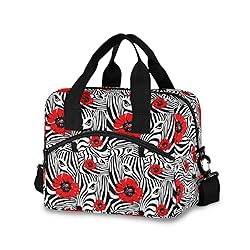 soderhamn Zebra and Flowers Lunch Bag Reusable