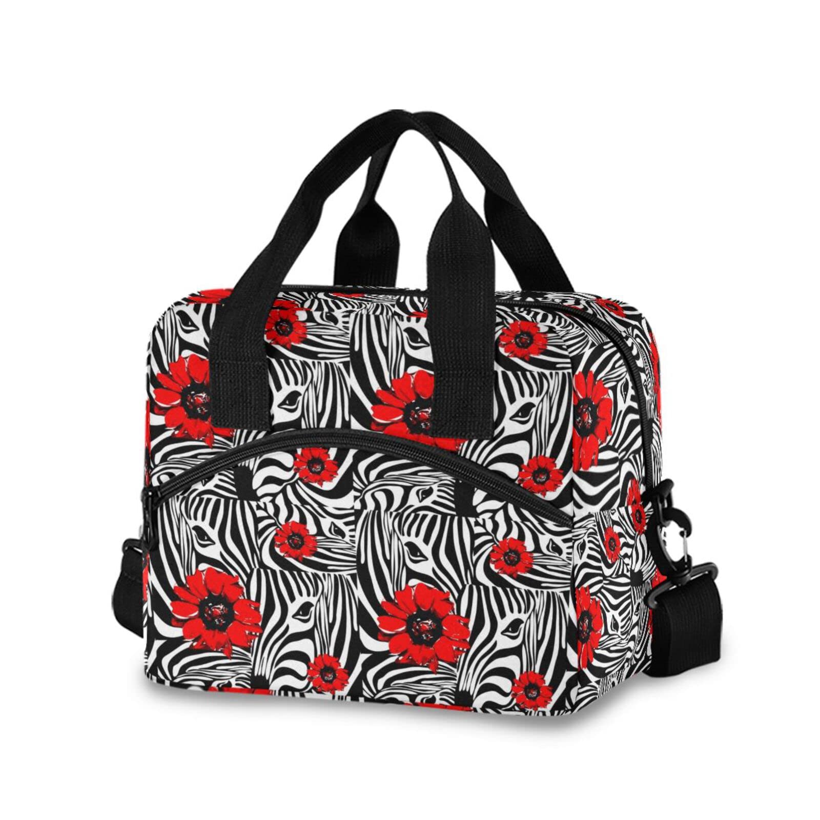 soderhamn Zebra and Flowers Lunch Bag Reusable