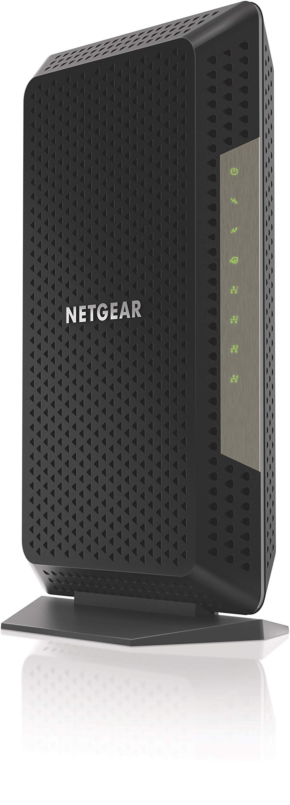 Photo 1 of ***FOR PARTS ONLY, MISSING HARDWARE**NETGEAR Nighthawk Cable Modem CM1200 - Compatible with All Cable Providers| For Cable Plans Up to 2 Gigabits | 4 x 1G Ethernet Ports | DOCSIS 3.1, Black (Renewed)