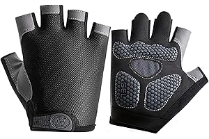 EULAPGOE Kids Half Finger Cycling Gloves Mittens Breathable Non Slip Fingerless Bike Riding Gloves Shockproof Sports Training
