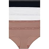 Hanes Women's Originals Underwear, SuperSoft Hipster Panties, Viscose from Bamboo Underwear for Women