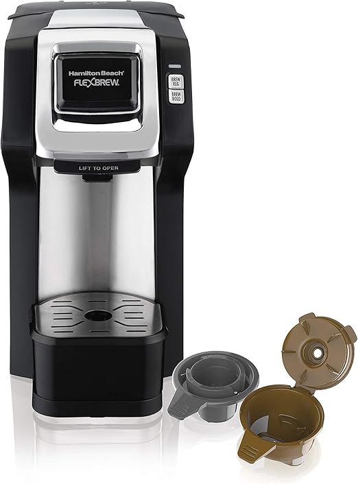Hamilton Beach 49979C FlexBrew SingleServe Plus Coffee Maker, Black