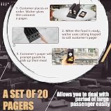 Retekess T112 Restaurant Pager System 20 Pagers 500M UK Plug Easy Setup view 2