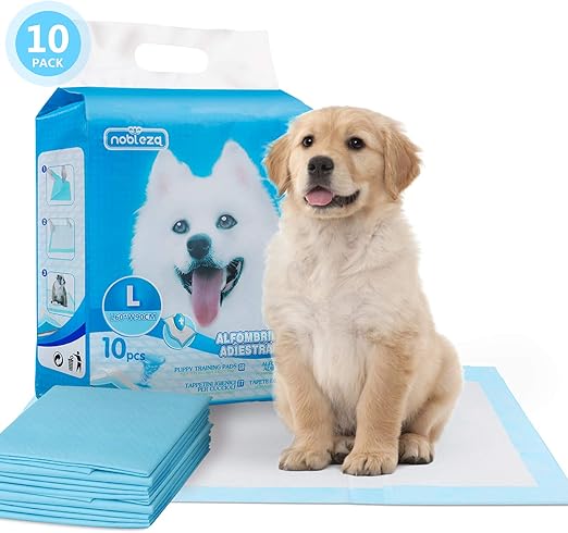 Nobleza - 100 x Empapadores Perros Alfombrilla higiénica de Entrenamiento para Perros. Ultraabsorbente 90cm*60cm.(10): Amazon.es: Productos para mascotas