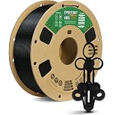 OVERTURE ABS High Strength 3D Printer Filament 1.75mm, 1kg Black | Low Warping, Excellent Durability, 1kg (2.2lbs) Dimensional Accuracy +/- 0.02mm, Fits Most FDM Printers (Black)