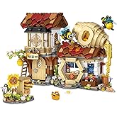 Honey Workshop Mini Building Blocks, MOC Creative Building Toys Model Set for 7-9 Years Old Girls Boys, 1242 PCS Simulation Architecture Construction Toy, Gift Idea for Kids Adults