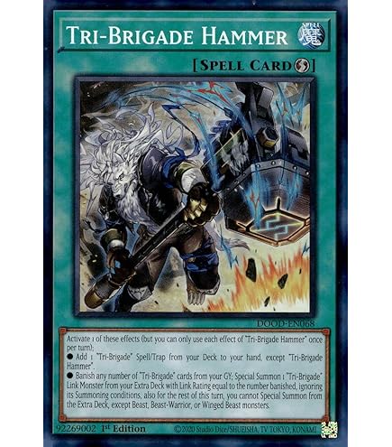 yugioh tri brigade cards Amazon.com: Tri-Brigade Showdown - MP23-EN198 - Prismatic Secret Rare