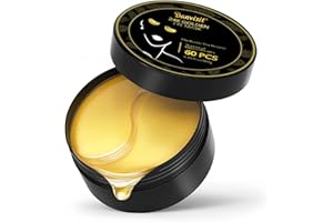 Danvisit 24k Gold Under Eye Patches - Collagen Eye Masks for Wrinkles, Puffy Eyes & Dark Circles, Skincare Treatment for Men & Women (03)