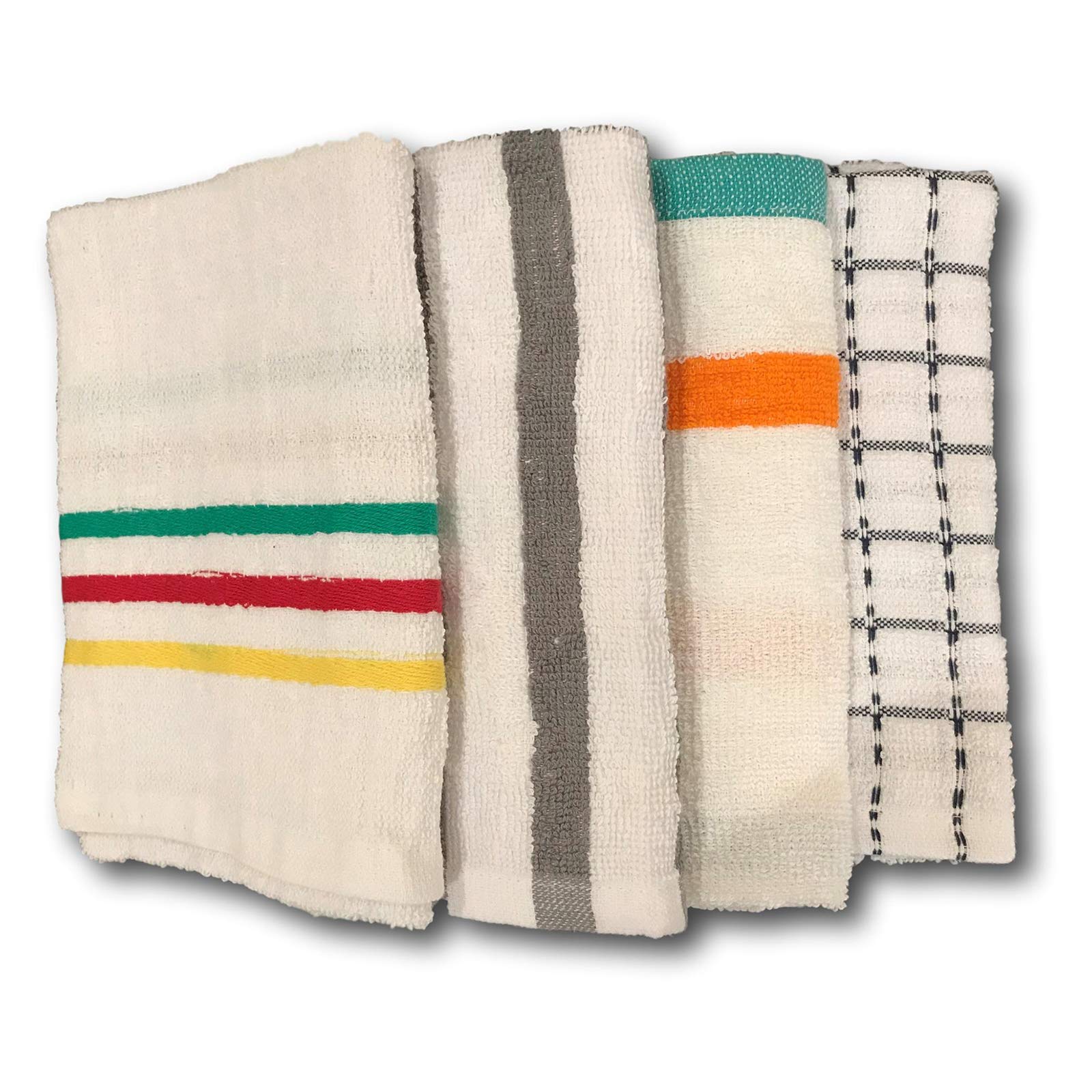 Kitchen Towel All Purpose Cotton Wash Cloth Multi Color Set Of