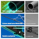 LIVIVO 4 Arm Rotary Washing Line 45M Outdoor Clothes Dryer with Cover view 5