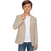Blazer for Boys Suit Jackets Casual 2 Buttons Boy Sport Coat Kids Blazer for Boys Formal Jacket for School