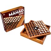 BSIRI Wooden Reversi Othello Board Game Classic Strategy Games of Family for Adults and Senior Wood Black and White Pieces and Great Gifting with Genuine Wood Looks Decoration Othelo 8 x 8 Inches.