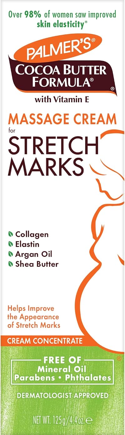 Palmers Cocoa Butter Formula Massage Cream Stretch Marks Pregnancy 4.4 Oz 125g
