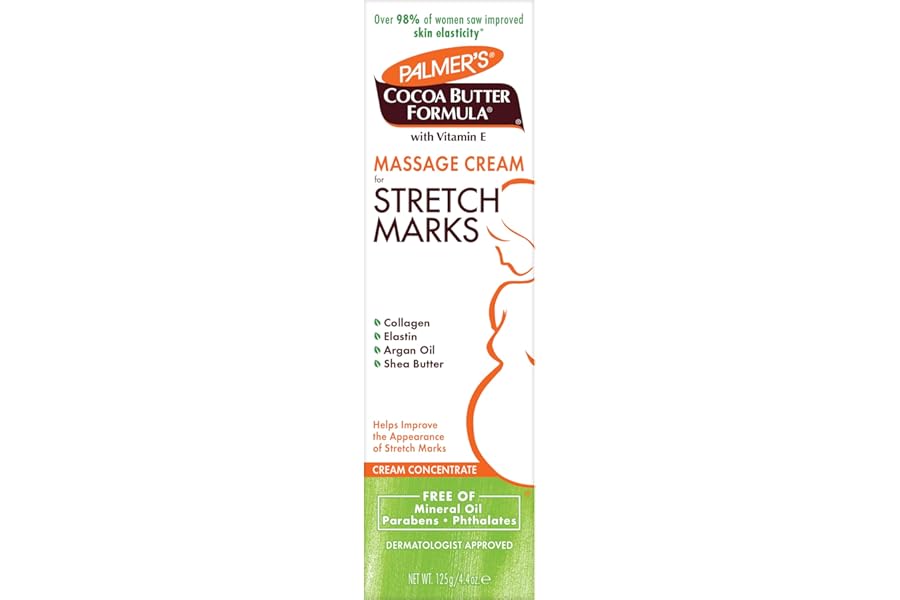 Palmer’s Cocoa Butter Massage Cream for Stretch Marks, 4.4 Ounce