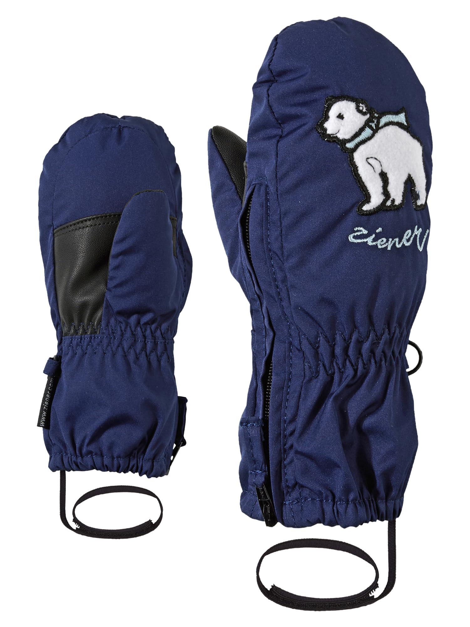 Ziener Le Zoo Baby Boys’ Mittens, Boys', Handschuhe LE Zoo Minis Gloves, estate blue, 80 cm