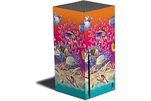 MIGHTY SKINS MightySkins Skin Compatible with Xbox Series X - Coral Garden | Protective, Durable, and Unique Vinyl Decal wrap Cover | Easy to Apply and Change Styles | Made in The USA (MIXBSERX-Coral Garden)