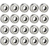 uxcell 683ZZ Ball Bearing 3mm x 7mm x 3mm Double Shielded Deep Groove Bearings, Carbon Steel 20pcs
