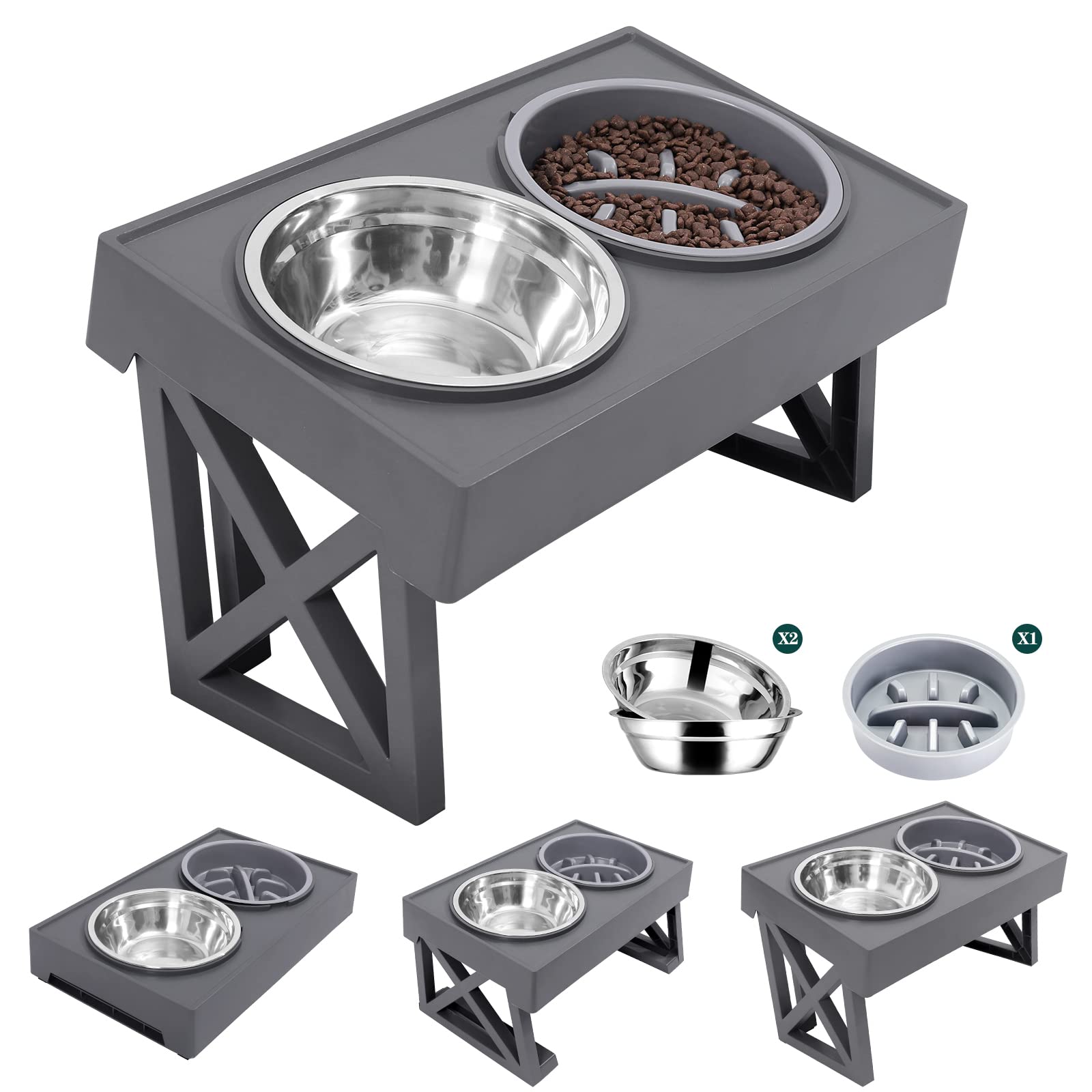 Food Storage Kmart Dog Feeder Dog Bowl With Stand Cshidworld Elevated Dog  Bowls Stand Adjustable Water And Food Dispenser For Small To Large Dogs  Adjustable Height Dog Food Bowls