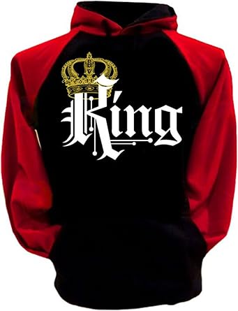 king queen prince hoodies