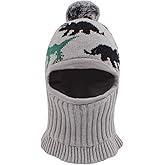 Winter Baby Knitted Hat Scarf Kids Boys Girls Hood Hats Toddler Earflap Beanie with Pompom