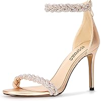 Badgley Mischka Louise Heeled Sandals For Women | Lightly Padded Comfort Dress Shoes - View #8