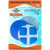 All-in-One Repair Kit for Above-Ground Pools | Fast, Underwater-Capable Peel-and-Stick OR Adhesive Glue-Down Vinyl Patches &amp; for Easy Set and Frame Pools 2-1/2 Inch Peel and Stick