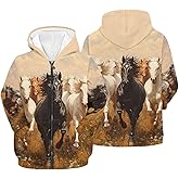 Forchrinse Kids Zip up Hoodie Sweatshirt Soft Hooded Jacket with Pocket for Girls Boys 6-16 Years