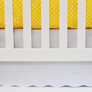 scalloped crib skirt