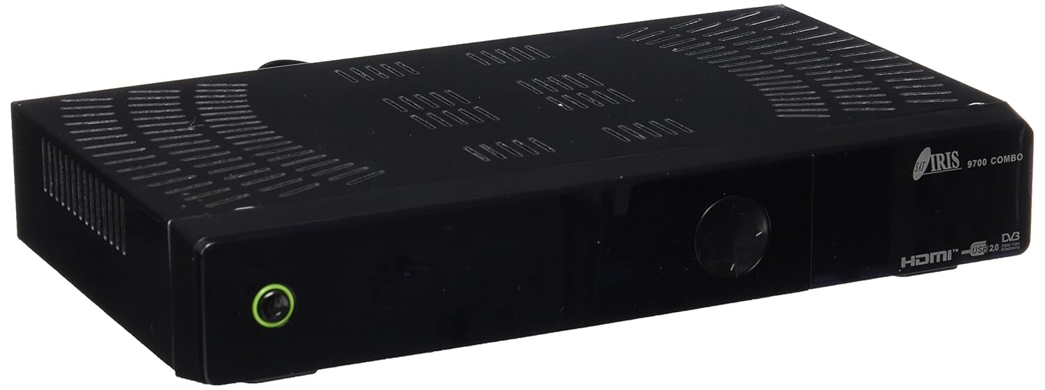 Iris Electrónica COMBO Receptor satélite WiFi HDMi DVB T color negro