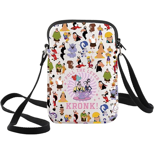 Kuzco's Poison Messenger Bag - 'No Touchy' Llama Inspired Cross Body Bag