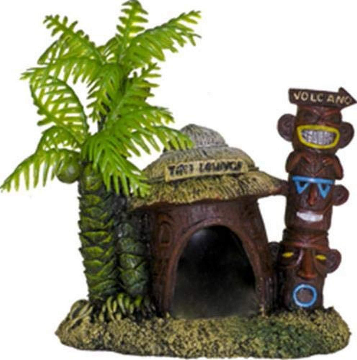 tiki aquarium decorations