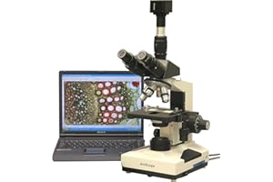 40X-2000X Lab Clinic Veterinary Trinocular Microscope with 10MP Camera