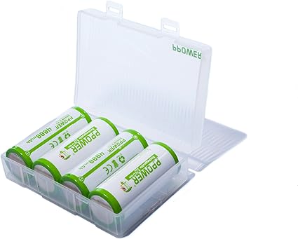 Amazon Ppower 電池ボックス 収納ボックス 電池ケース リチウムイオン電池4個用容器 電池は含まれていません P Power Ppower ケース カバー