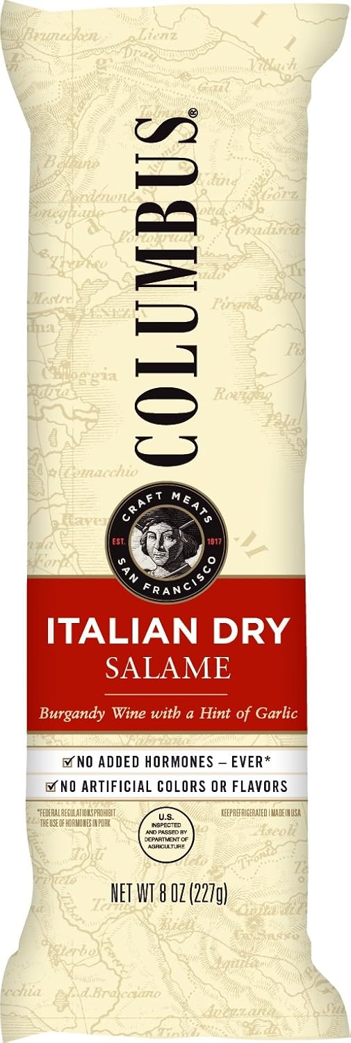 Columbus Salame Company Italian Dry Salame 10 Ounce Stick
