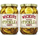 Wickles Wicked Sandwich Chips, 16 OZ (Pack of 2)