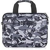 Foxstory Kids Tablet Bag for Boys, Kids Tablet Carrying Case for Fire HD 10, HD 8, Fire 7 Sleeve Bag Kid Kindle Bag, iPad Bag for Kid, Shark Black