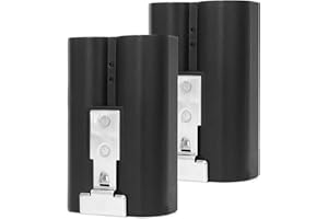 Hiweld Rechargeable Battery 2 Packs 6040mAh for Ring-Doorbell Camera 1 and 2, Spotlight Camera and Stick Up Camera, Rechargeable Upgraded Lithium Li-ion Batteries 3.65V Camera Indoor