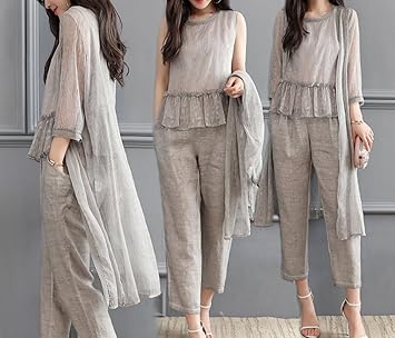 Rbb Pantalones Anchos Traje Casual 2018 Verano Algodon Flojo Y