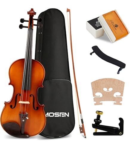Amazon.com: MOSEN 4/4 Violin Fiddle Full Size, Maple Violin Kit